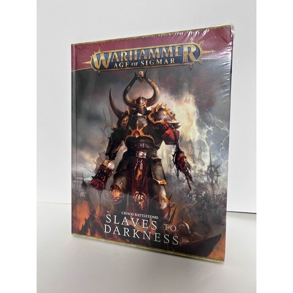 Warhammer 40K "Slaves to Darkness" Chaos Battledom - Age of Sigmar Hardback Book - Picture 1 of 4